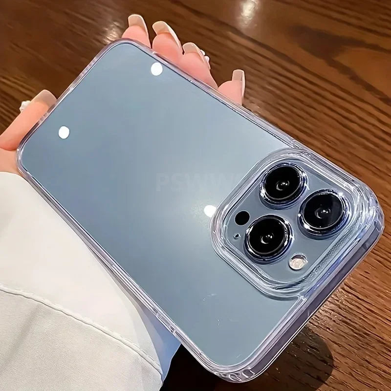 Luxury Transparent Phone Case For iPhone Duo 18 17 16 15 14 Plus 13 12 11 Pro Max Sho alternate view