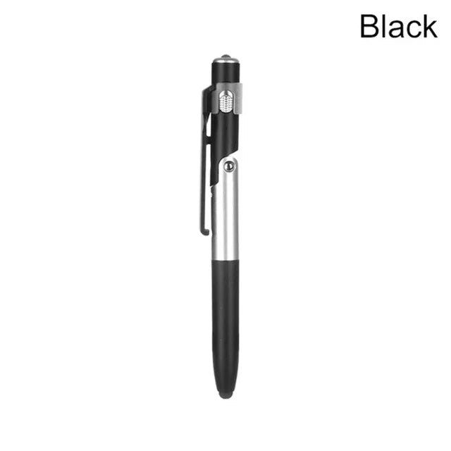4 In 1 Multifunction Ballpoint Pen with LED Light Fold Phone Holder Night Read Writing P detail view