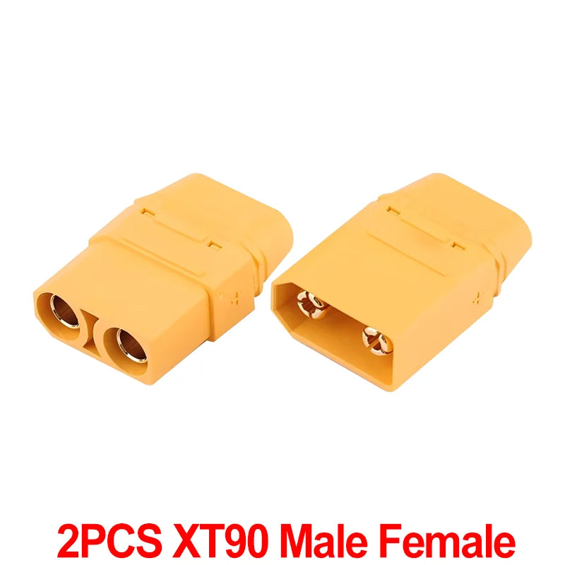 XT90 Plugs Male Female Connectors Copper Bullet Wire Connectors Welding Terminal Po additional angle