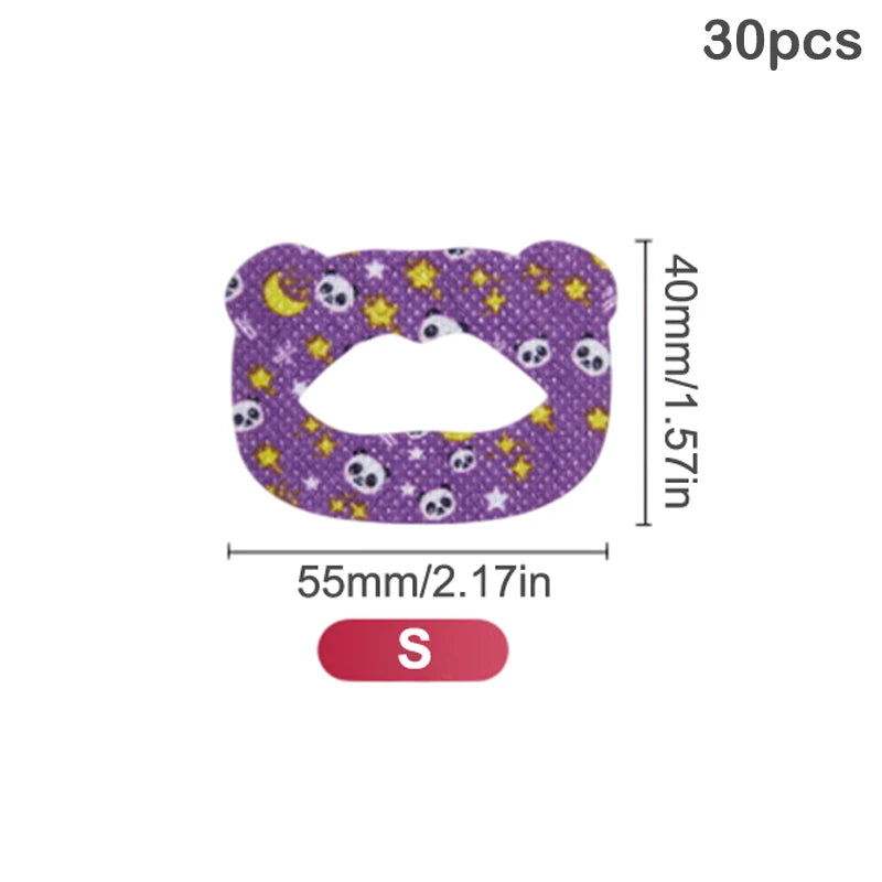 Mouth Tape for Kids Sleeping | 30 Pack Anti Snoring Strips for Better Nose Breathing lifestyle view