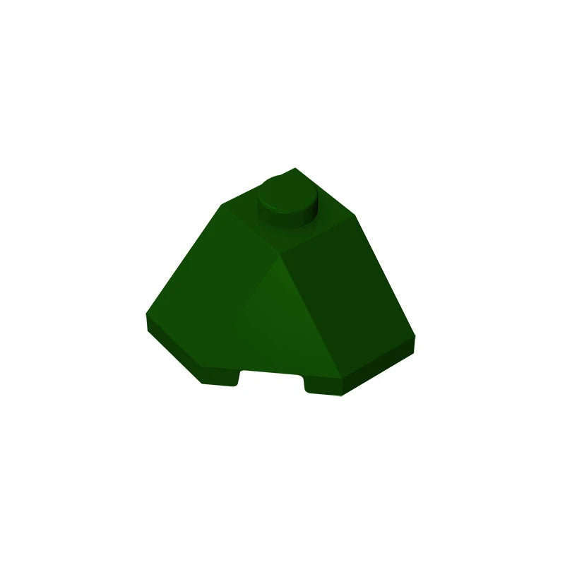 ROOF TILE 2x2x1 45 Degree Bottom | Compatible Building Block for Creative DIY alternate view