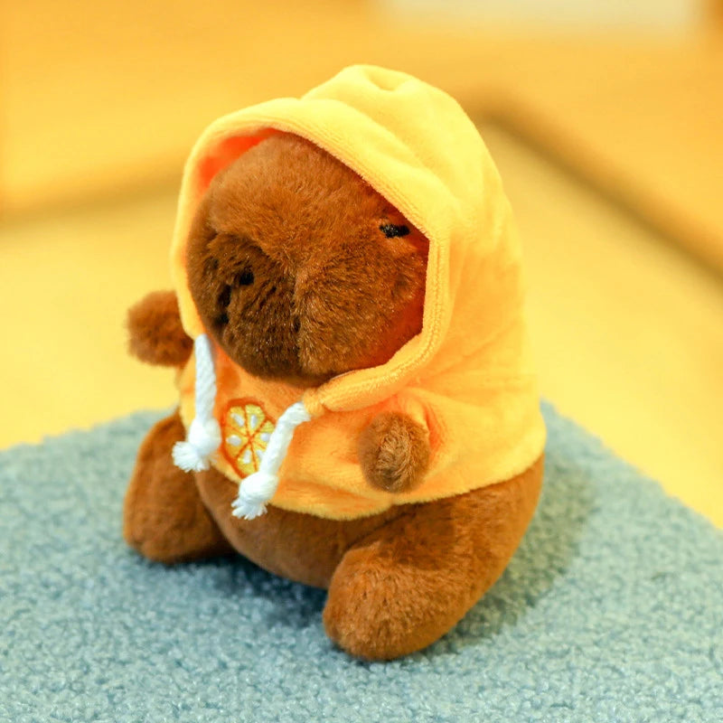 Capybara Plush Keychain | Cartoon Bag Pendant and Car Keyring alternate view