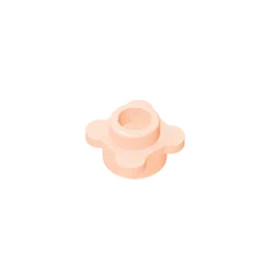 Gobricks GDS-839 Plate Round 1x1 with Flower Edge | Compatible with Lego 33291 28573 lifestyle view
