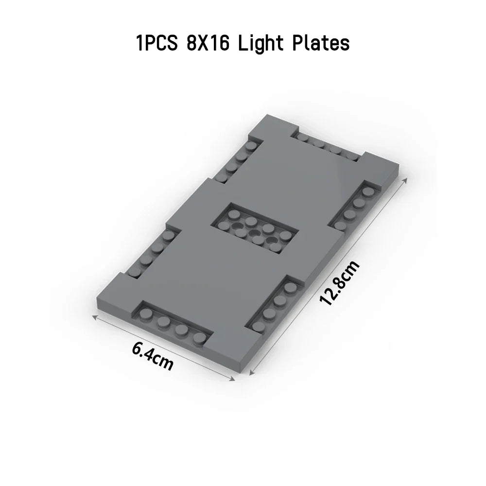 City Road Street Baseplate Building Blocks | Pedestrian Crossing Base Compatible with lifestyle view