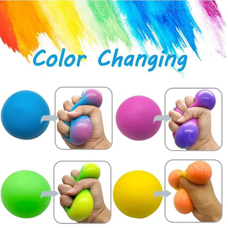 Slow Rising Stress Balls | Squishy Sensory Fidget Toys for Adults and Kids lifestyle view