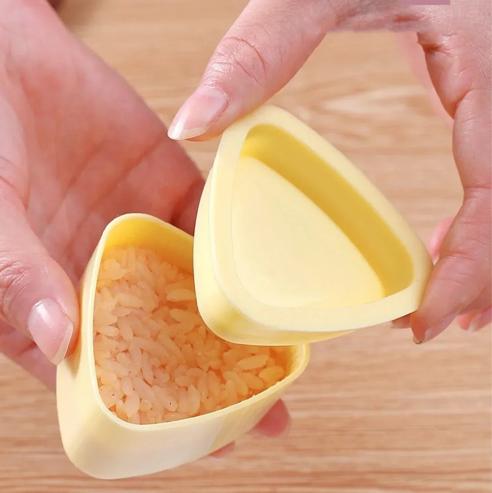 Triangles Sushi Mold Onigiri Maker | Japanese Bento Kitchen Gadget Set alternate view
