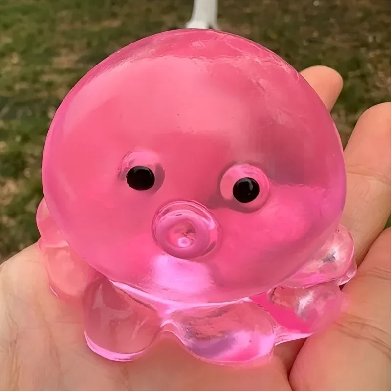 Squishy Ocean Octopus Squeeze Fidget Toy Simulation Stress Relief Slow Rebound Toy additional angle