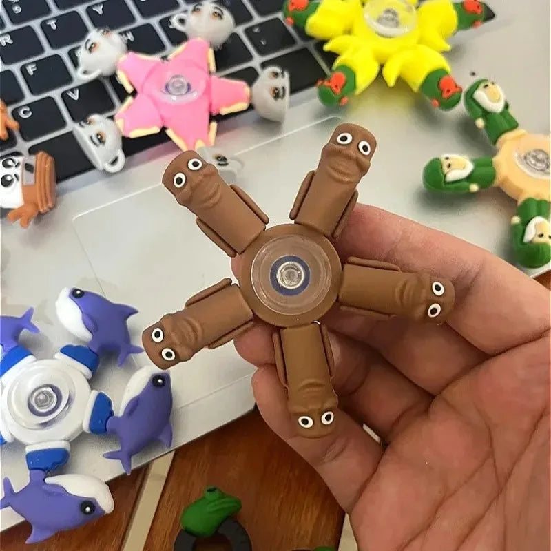 Italian Brainrot Tung Tung Tung Sahur Relief Fidget Sensory Gyro Toys Stress Relief S alternate view