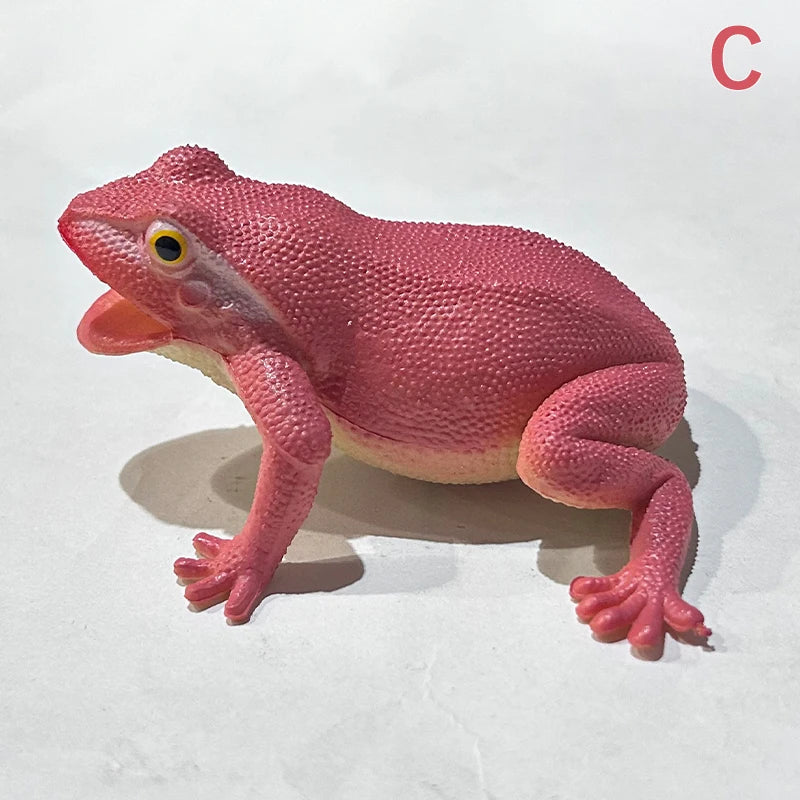 Spoof Toy Simulation Frog Model Animal Toy Toad Tricky Scary Squeeze Sound Frog Toys for detail view
