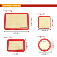 Silicone Baking Mat | Non Stick Heat Resistant Board for Kneading and Rolling alternate view