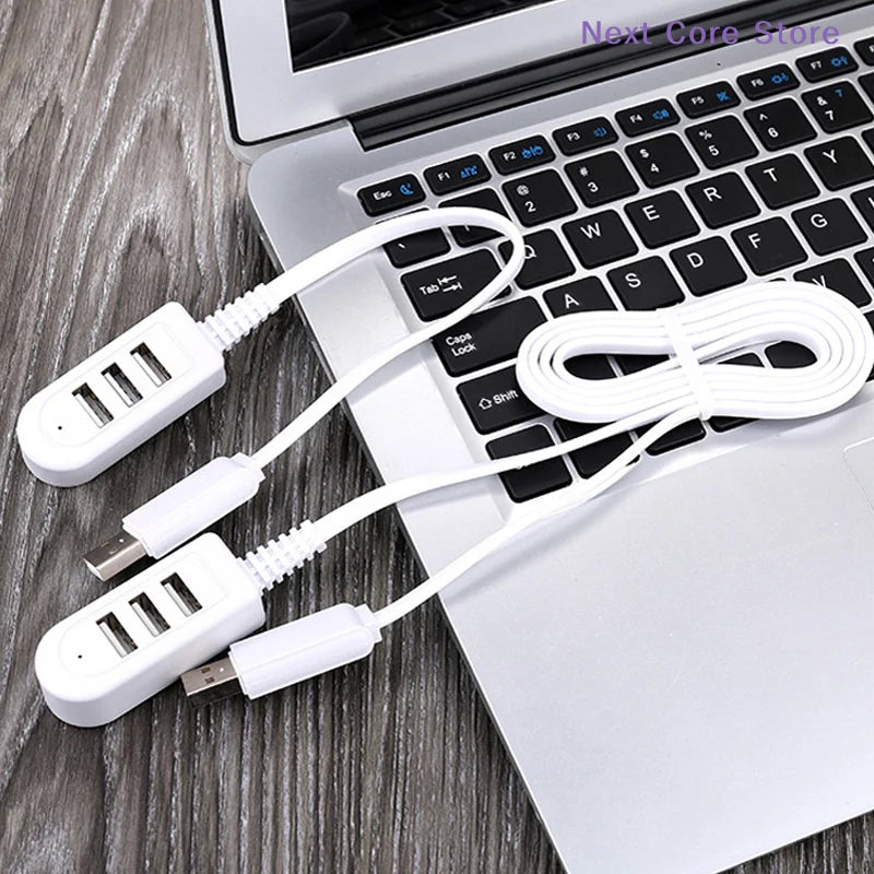 1.2M USB Cable Extension Charger Line Hub More Than Splitter New Style 3 USB HUB Char alternate view