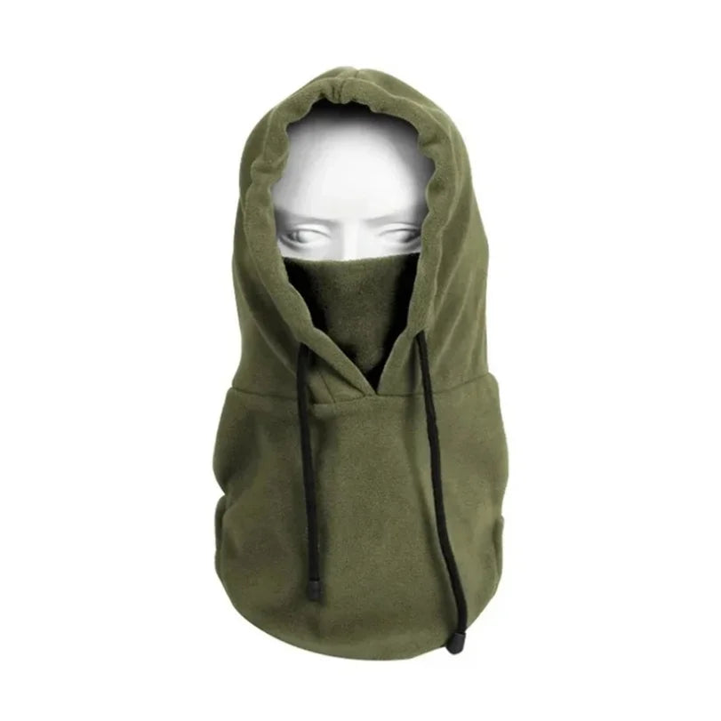 Winter Thermal Neck Warmer | Windproof Fleece Balaclava for Skiing and Cycling lifestyle view