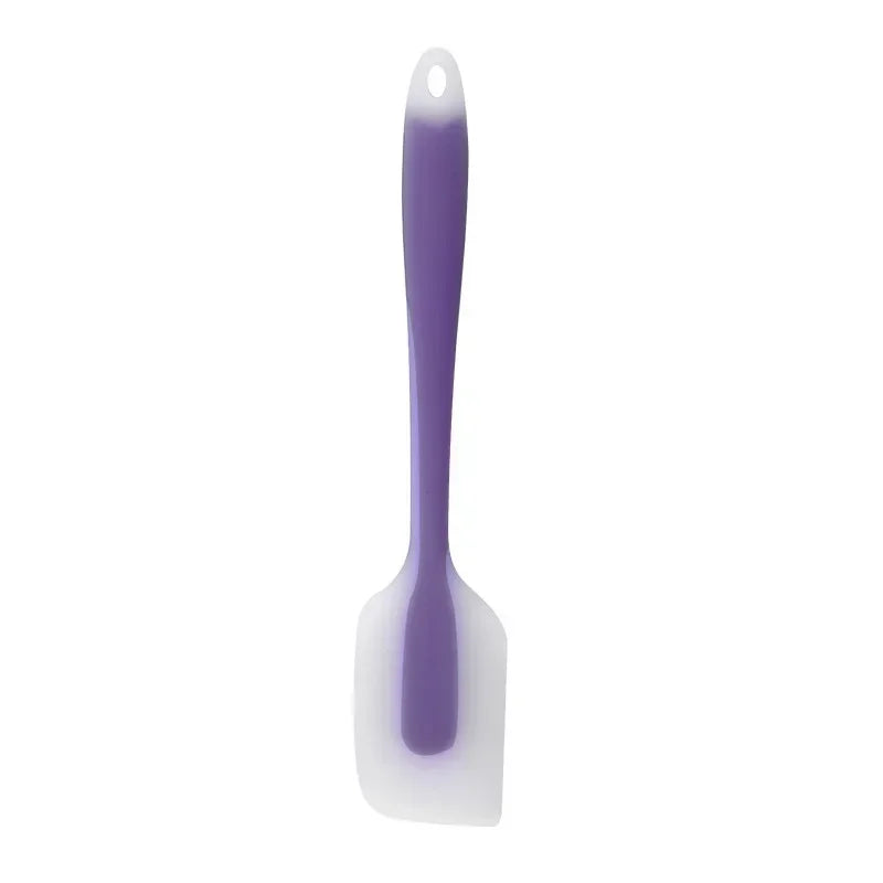 Silicone Spatula Set Heat Resistant Baking Scraper | Translucent Kitchen Utensils additional angle