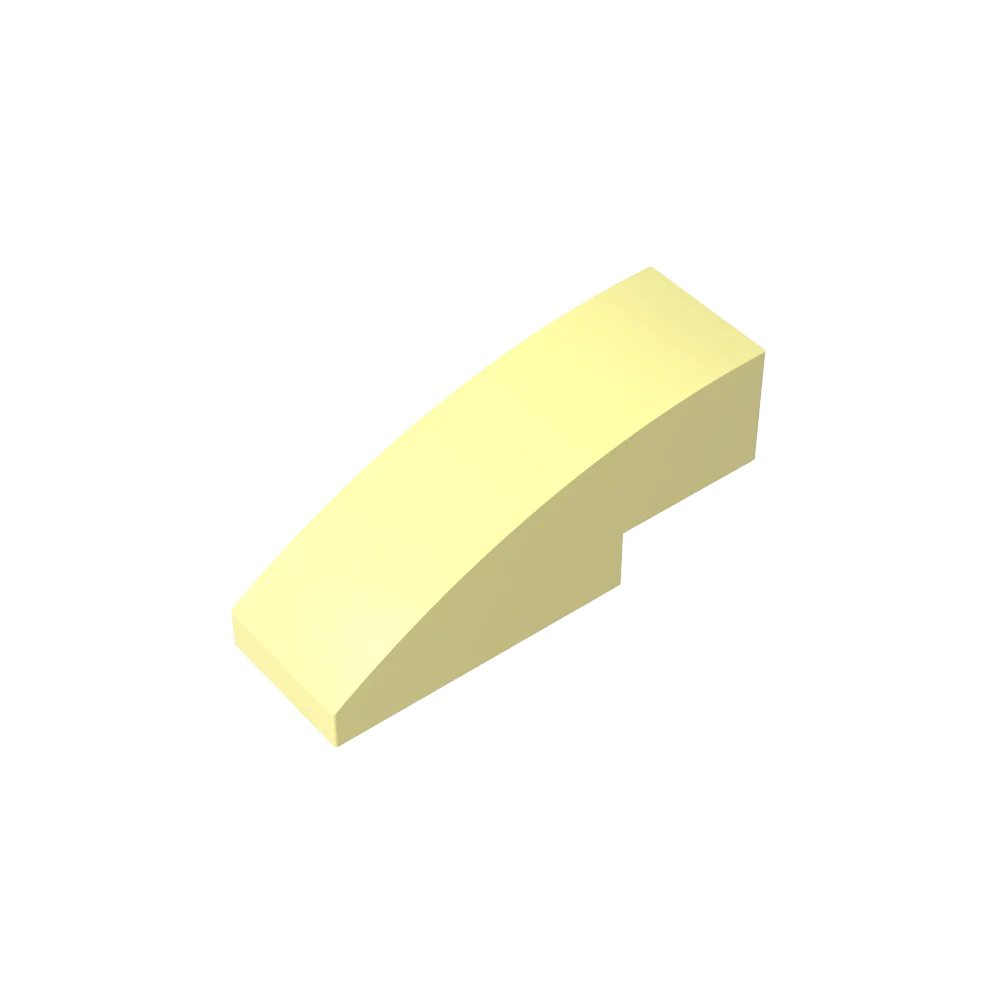 Gobricks GDS-657 Slope, Curved 3 x 1 | Compatible Building Block for Creative Constru alternate view