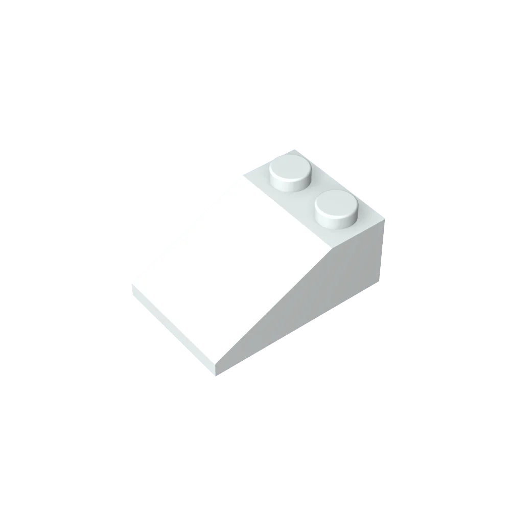 Gobricks Slope 33° 3 x 2 Building Block | Compatible with Lego 3298 close-up view