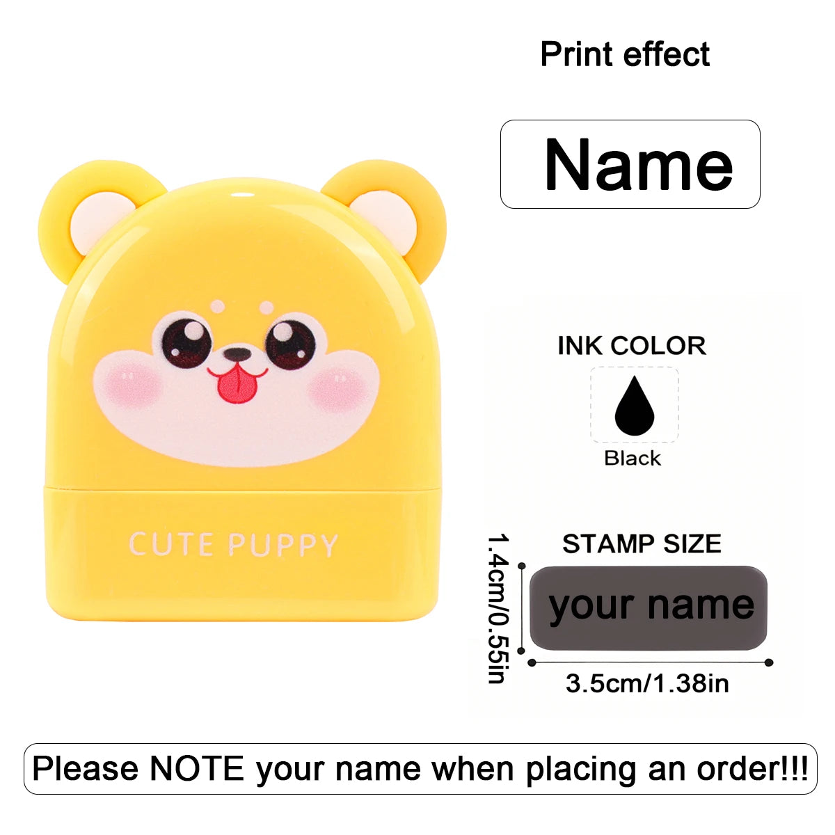 Personalized Animal Name Stamp | Custom Waterproof Clothing Label for Kids lifestyle view