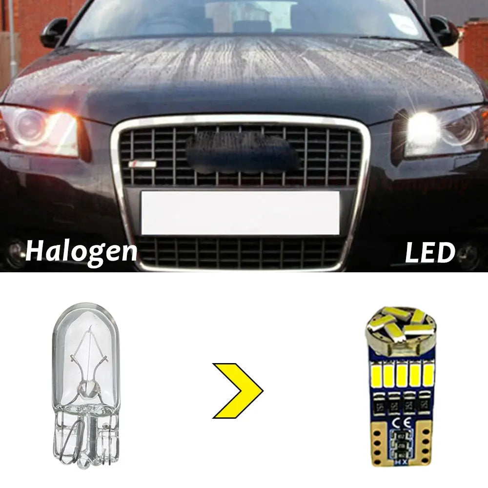 TAREWOR 2Pcs T10 W5W LED Canbus Clearance Parking Light for VW Golf Jetta Polo Passat CC detail view