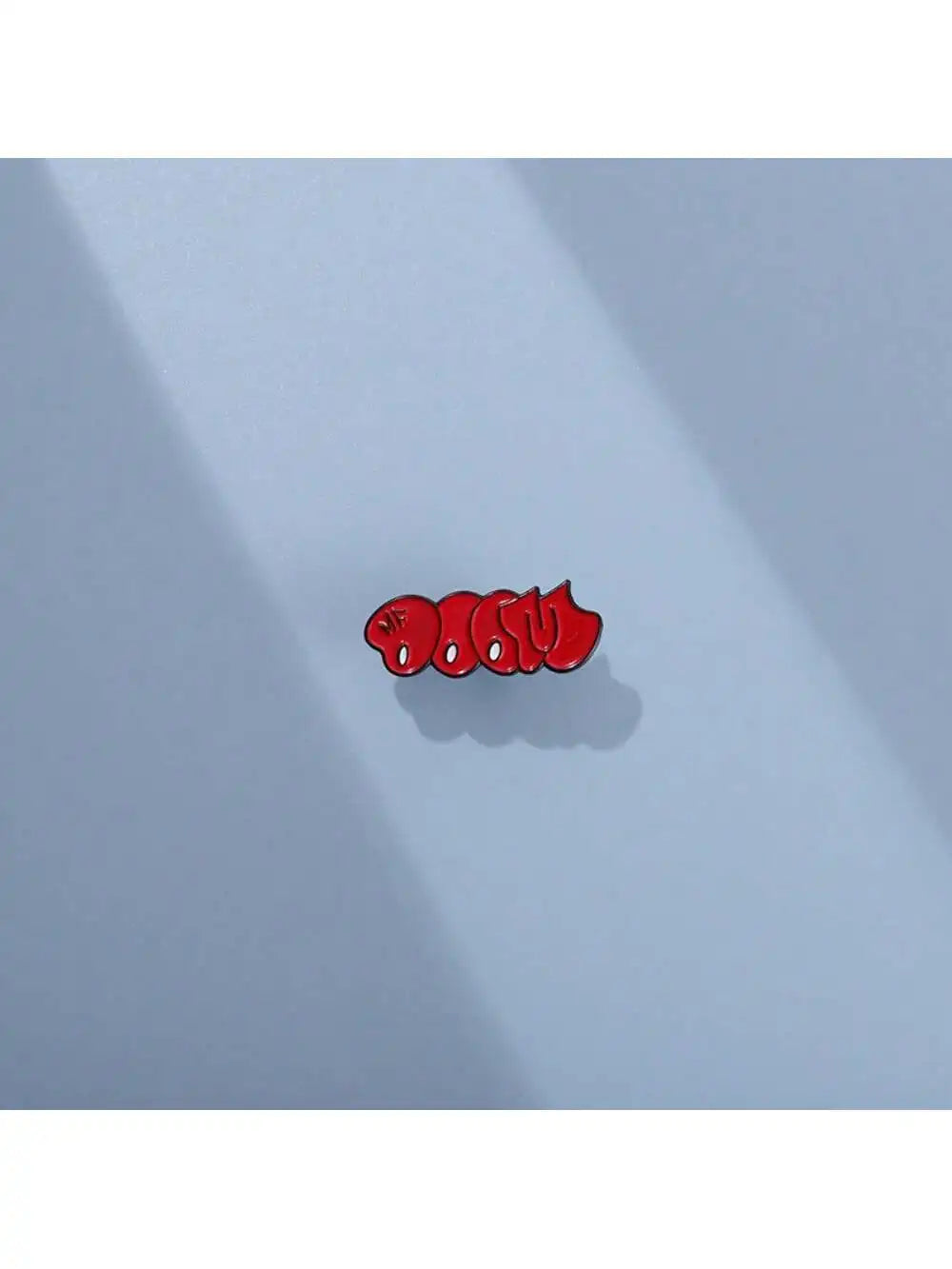 "Doom"" Graffiti Enamel Brooch Pin - Trendy Accessory for Clothes, Bags & Hats - Durable & Stylish Unisex Gift"