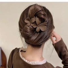 Butterfly Hairpin Solid Color Acrylic Hair Clips Claw Duckbill Ponytail Styling Headwear Women Hair Accessories Fashion Barrette