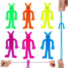 10/20PCS Fun Sticky Stretching Smiling Face Rabbit People Pinch Toy Birthday Party Favor Christmas C