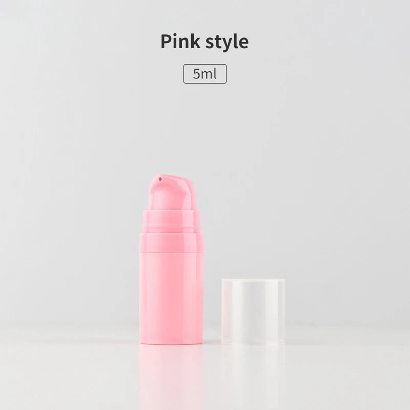 5/10/15ml Empty Airless Pump Bottles Mini Lotion Vacuum Cosmetic Containers Women Mak lifestyle view