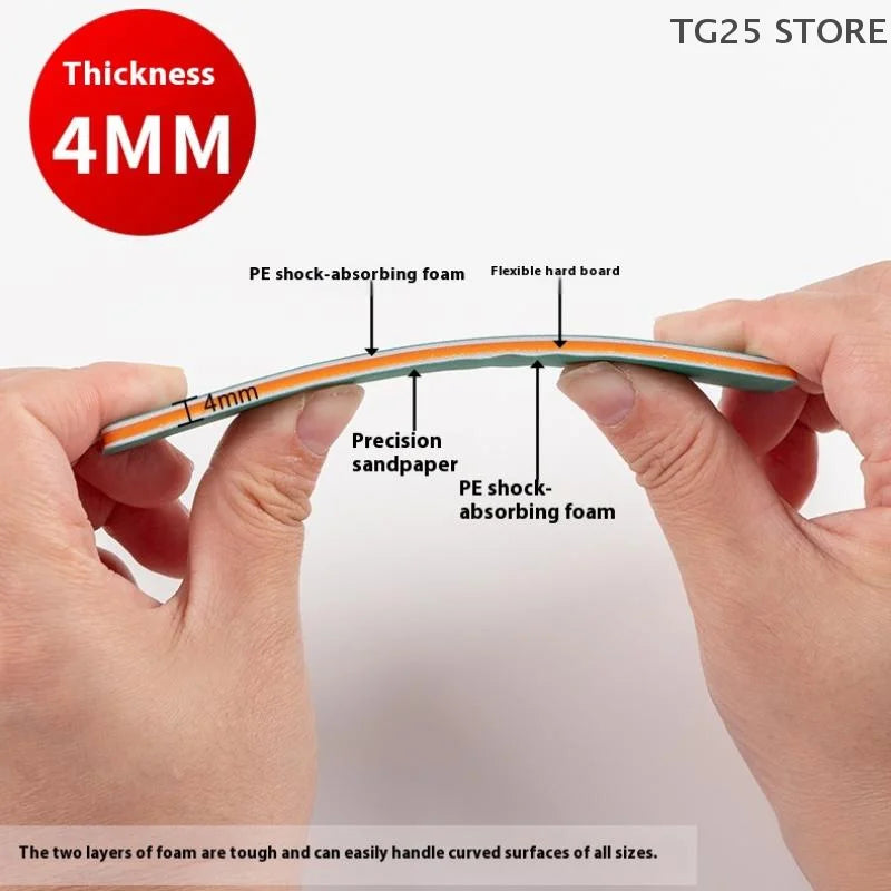 6pcs DIY Model Sanding Sticks Set | Semi-Rigid Polishing Rods for Plastic Models lifestyle view