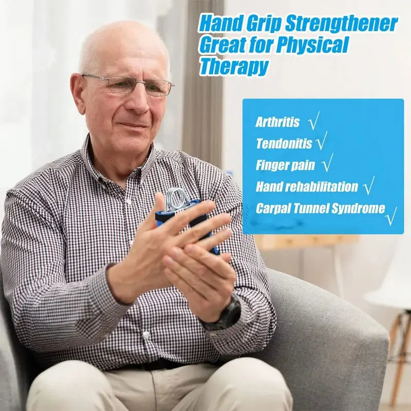 Spring Hand Grip Finger Strength Trainer | A-shaped Foam Wrist Grippers for Hand and A close-up view