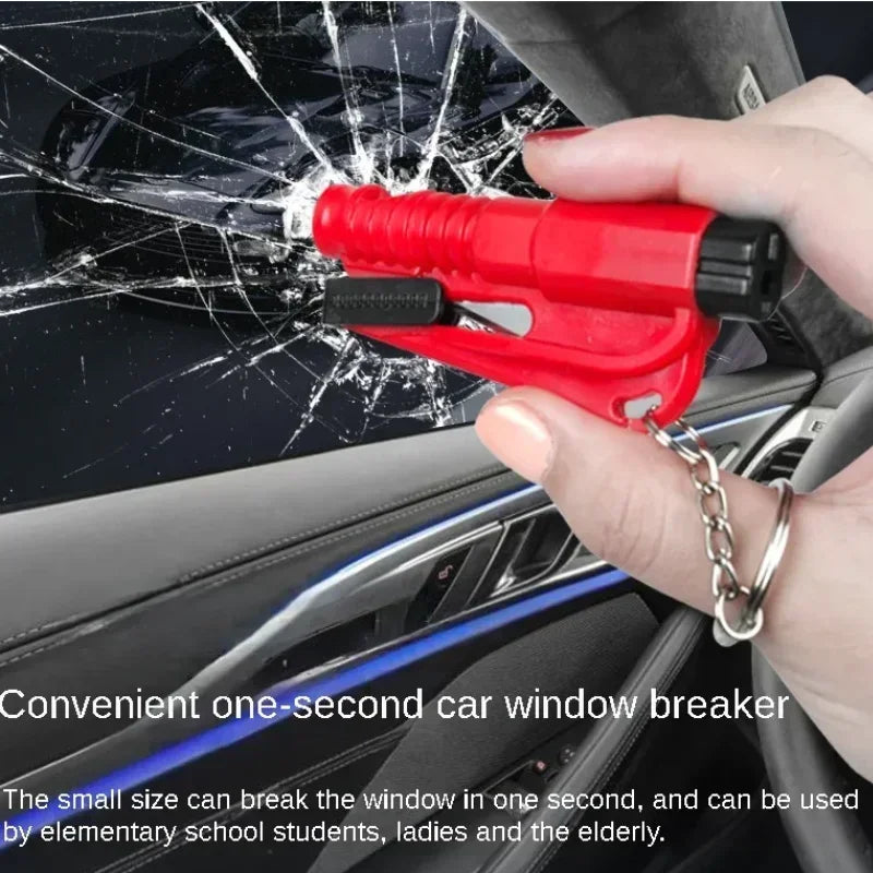 Car Safety Hammer Mini Car With A Multi-functional Escape Hammer To Break The Glass Resc detail view