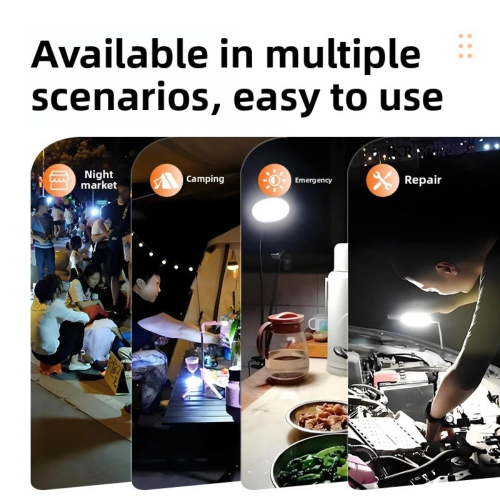 60W/30W USB Rechargeable LED Camping Lantern | Emergency Outdoor Lighting lifestyle view