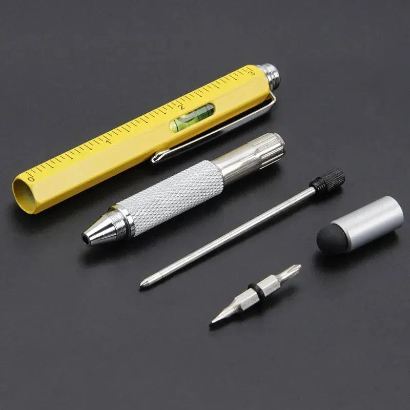 Multi-function Tool Pen | Six-in-One Ballpoint Pen with Screwdriver and Level lifestyle view