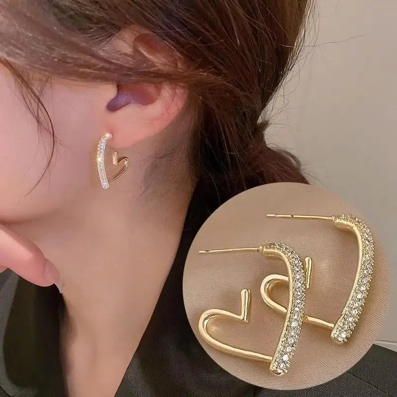 Korean Fashion Seven Star Zirkon Ohrringe | Luxus Kristall Sterne Ohrstecker