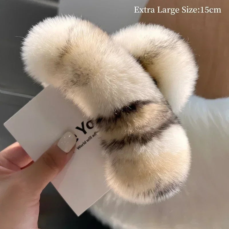 Hair Furry Claw Accessories for Women Clip Pinzas Para El Pelo Korean Fashion Headband Clips Pin Pinzas Pelo Hairclip Haarklem