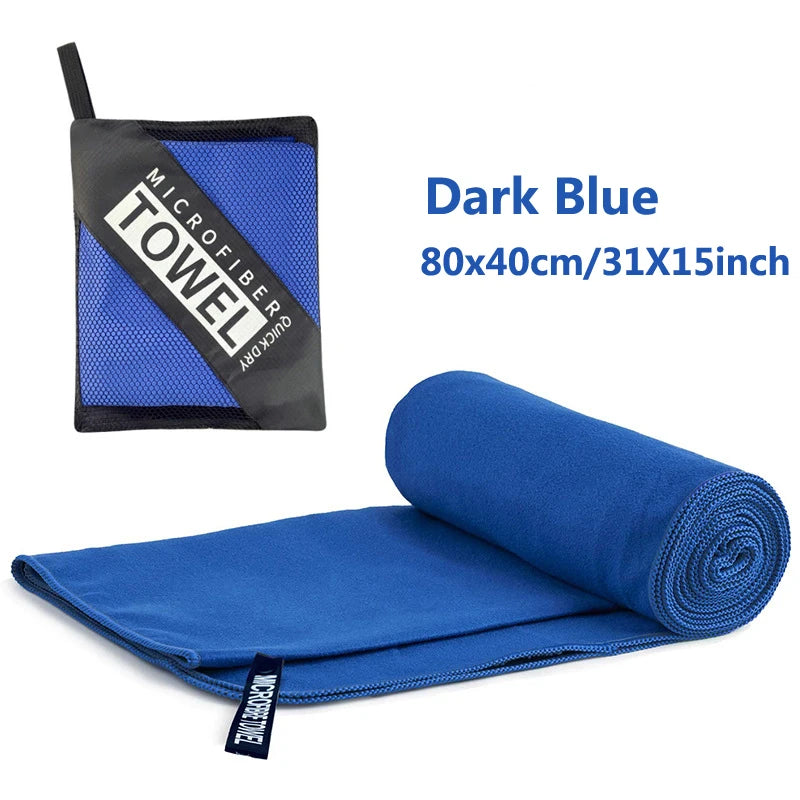 Quick-Drying Microfiber Camping Towel Super Absorbent Gym/Swimming Towel 40x80cm Ligh alternate view