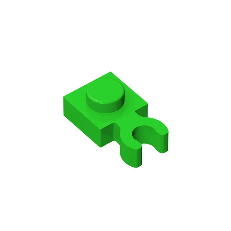 Gobrick GDS-814 PLATE 1X1 W. HOLDER | Building Block for DIY Creations lifestyle view