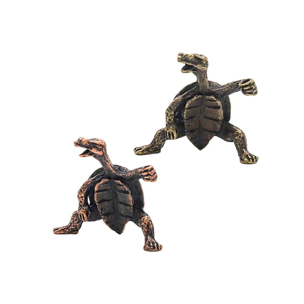 Antique Alloy Kung Fu Turtle Incense Holder | Home Decor Line Incense Burner additional angle