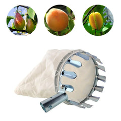 Metal Fruit Picker Head with Cloth Pouch