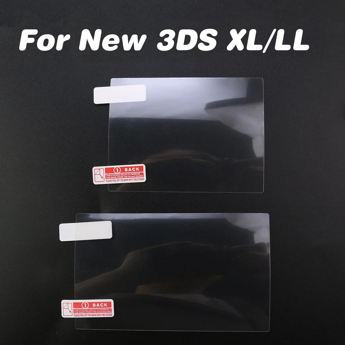 1Set Protective Film For New 3DS XL LL Clear Top Bottom Screen Protector Films For Nintend 3DS XL/LL