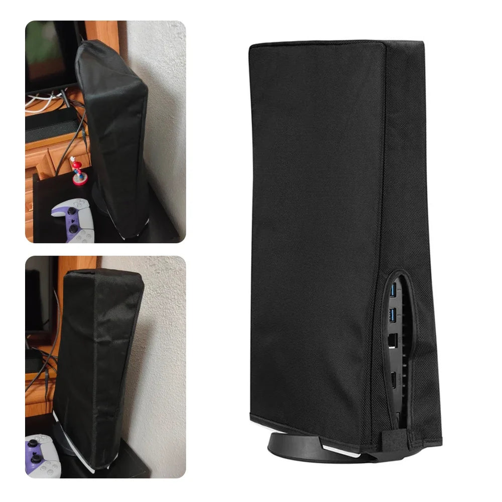 PS5 Dust Cover | Anti-Scratch Protective Sleeve for PlayStation 5 Console close-up view