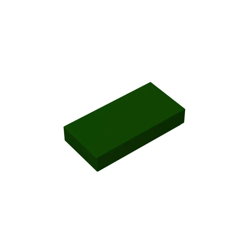 Gobricks GDS-566 Tile 1 x 2 with Groove | Compatible Building Block additional angle