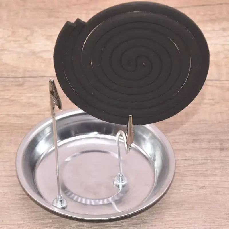 Magnetic Mosquito Coil Clip | Universal Magnetic Suction Holder for Camping and Home close-up view