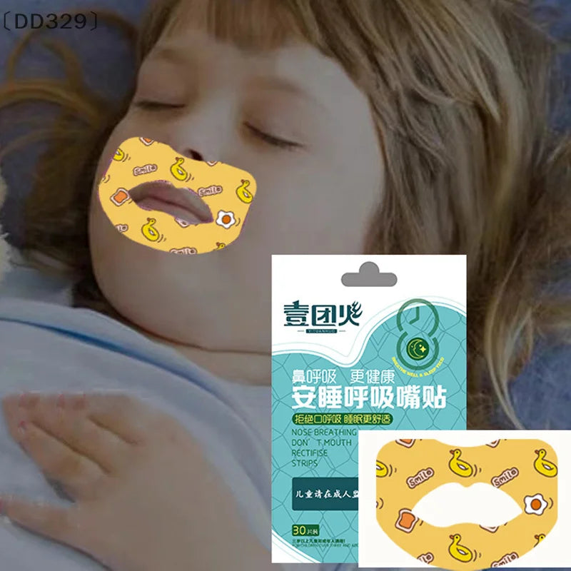 30 Pcs Sleep Closure Stickers for Kids | Gentle Mouth Tape for Nasal Breathing detail view