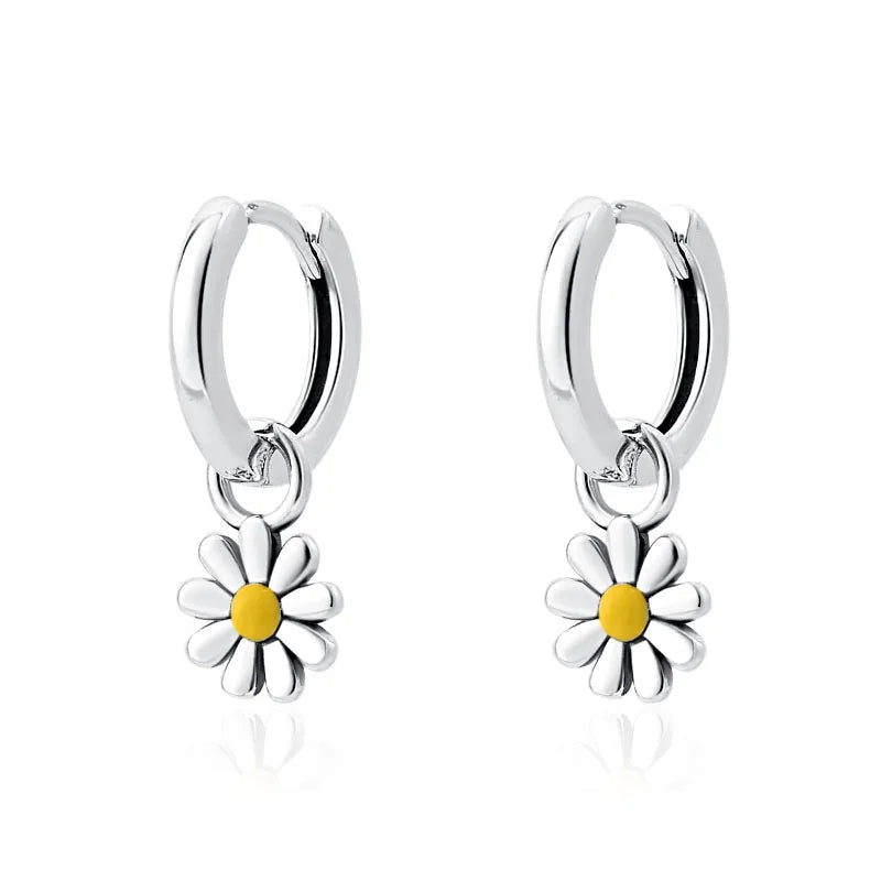 2026 New 925 Sterling Silver Cross Drop Earrings Gold Plated Fashion Jewelry for Women D detail view
