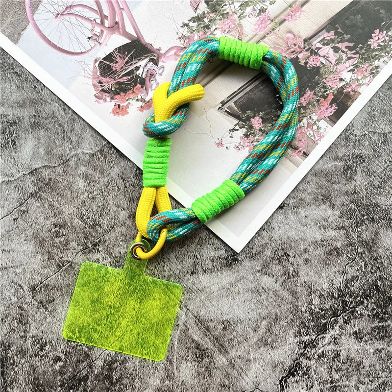 Phone Lanyard Strap Colorful Key Chain Card Decorations Cell Phone Pendant Premium Wr alternate view