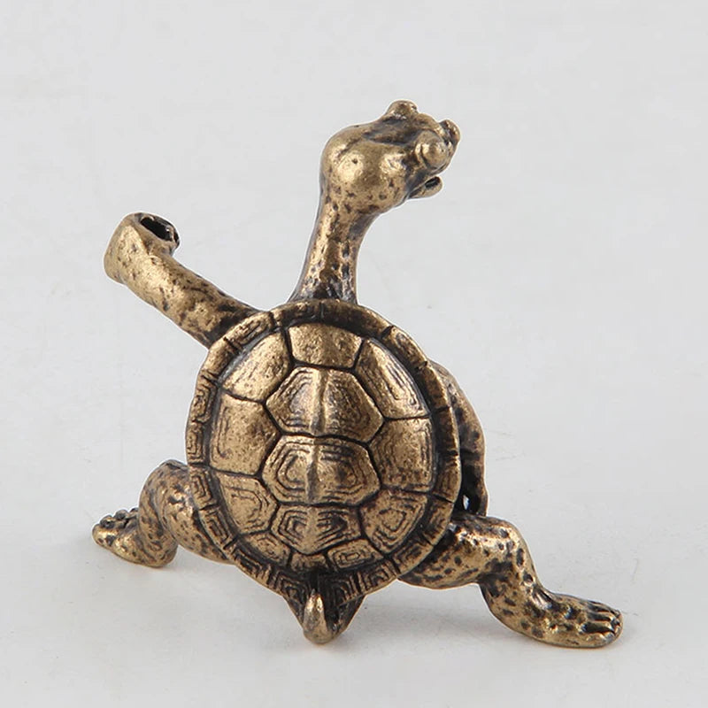 Mini Metal Turtle Incense Holder | Cute Animal Sandalwood Stick Burner for Home Decor alternate view