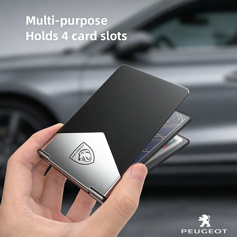 Car Driver License Storage Bag | Protective Sleeve for Peugeot 206 307 308 207 3008 208 407 508 2008