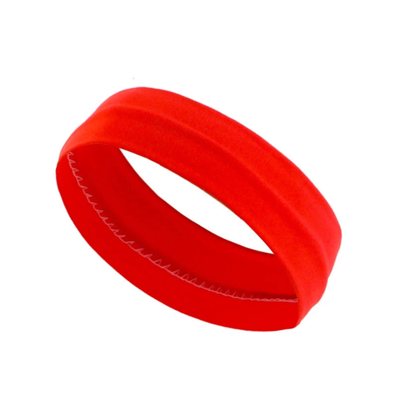 Men Sport Elastic Headbands Thick Non-Slip Sweatband Sports Gym Headband Women Men additional angle
