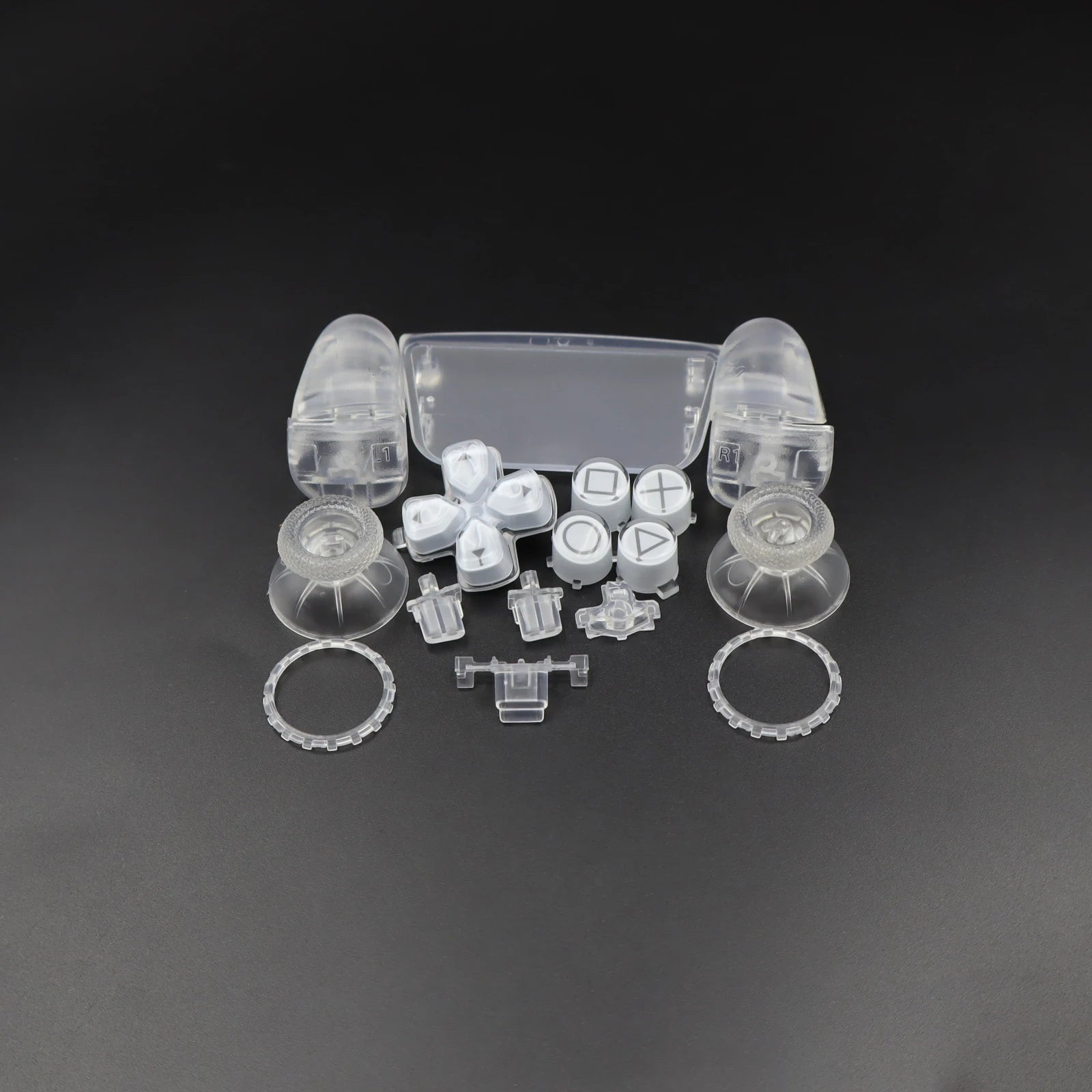 PS5 Full Button Replacement Kit | Compatible with BDM-030 V3.0 Controller close-up view