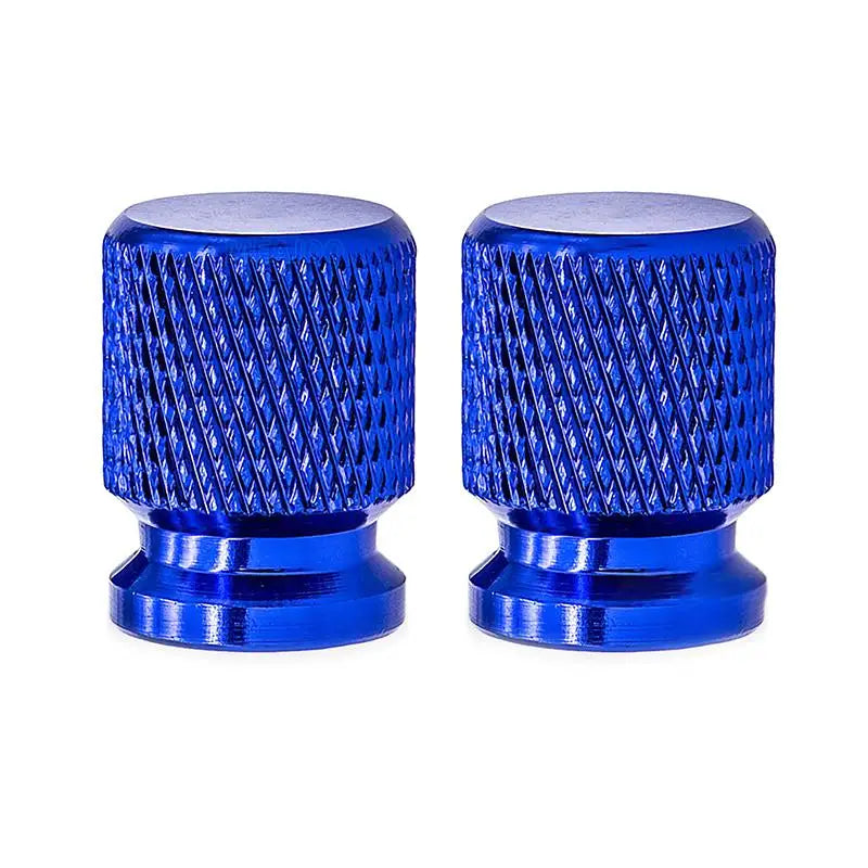 Tire Valve Stem Caps, Anodized Aluminum Wheel Valve Covers Accessories, Universal For close-up view
