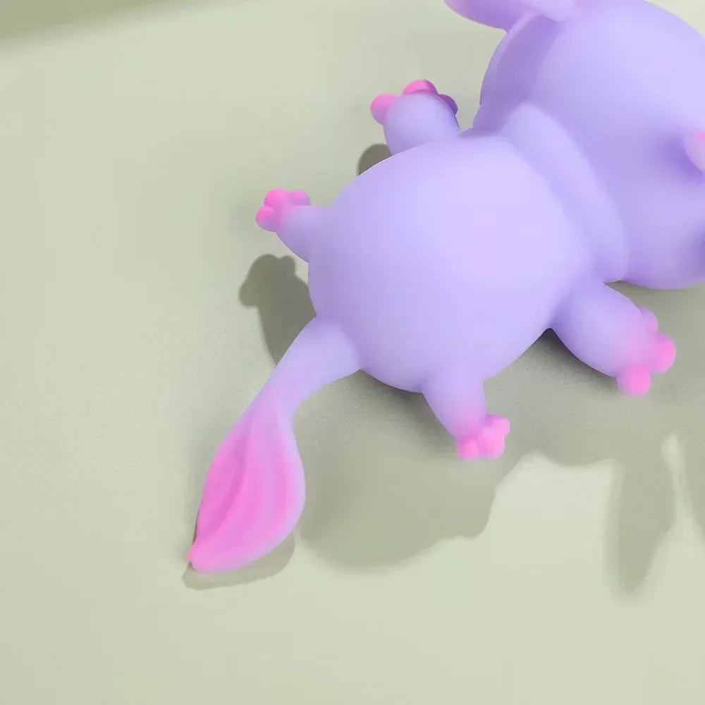 Axolotl Squeeze Ball Cute Fish Relax Cartoon Antistress Squishy Stress Relief Slow Ri lifestyle view