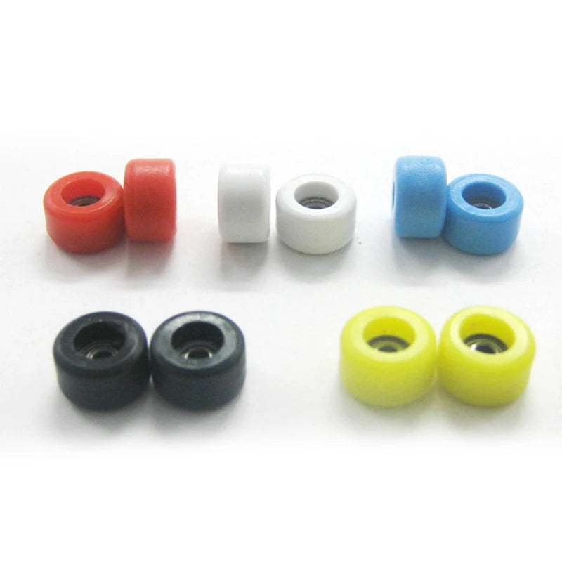 4Pcs/Set Urethane CNC Bearing Fingerboard Wheels | Professional PU + Metal additional angle